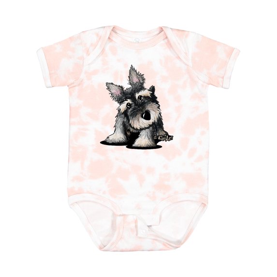 Inktastic Curious Schnauzer Boys or Girls Baby Bodysuit