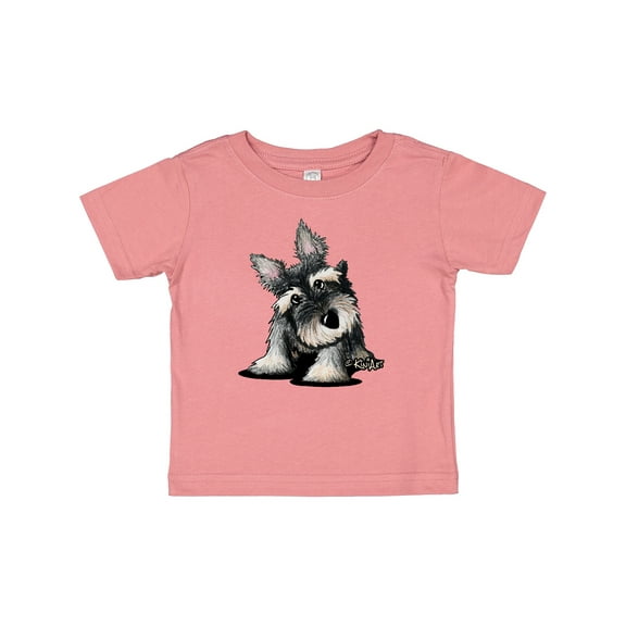 Inktastic Curious Schnauzer Boys or Girls Baby T-Shirt