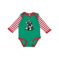 thumbnail image 1 of Inktastic Curious Schnauzer Boys or Girls Long Sleeve Baby Bodysuit, 1 of 5