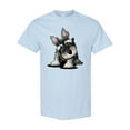 thumbnail image 1 of Inktastic Curious Schnauzer T-Shirt, 1 of 5