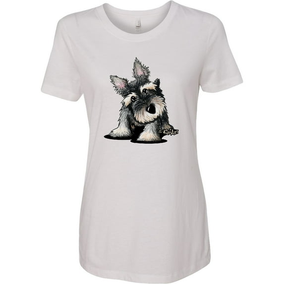 Inktastic Curious Schnauzer Women's T-Shirt