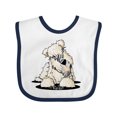 thumbnail image 1 of Inktastic Curious Wheaten Terrier Boys or Girls Baby Bib, 1 of 4