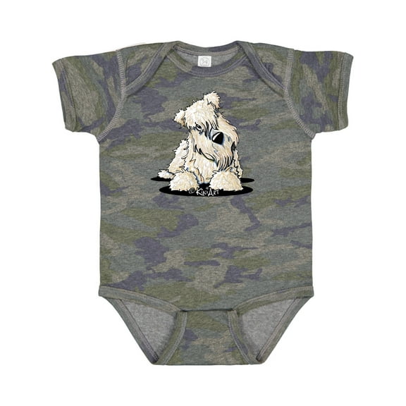 Inktastic Curious Wheaten Terrier Boys or Girls Baby Bodysuit
