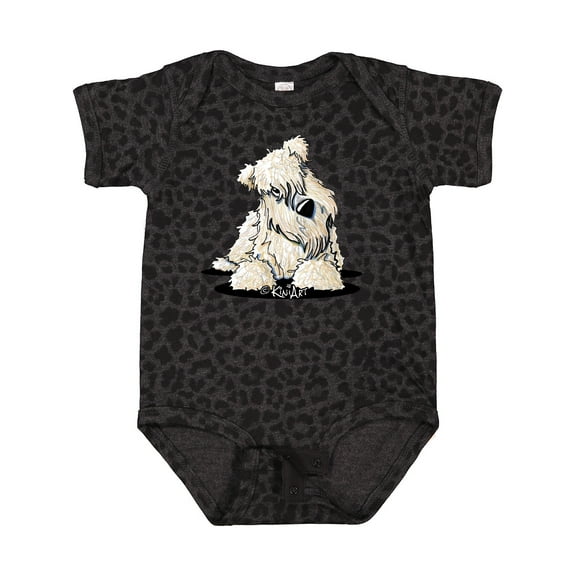 Inktastic Curious Wheaten Terrier Boys or Girls Baby Bodysuit
