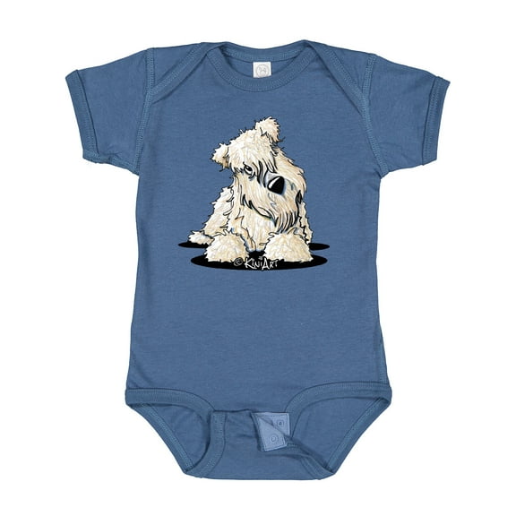 Inktastic Curious Wheaten Terrier Boys or Girls Baby Bodysuit