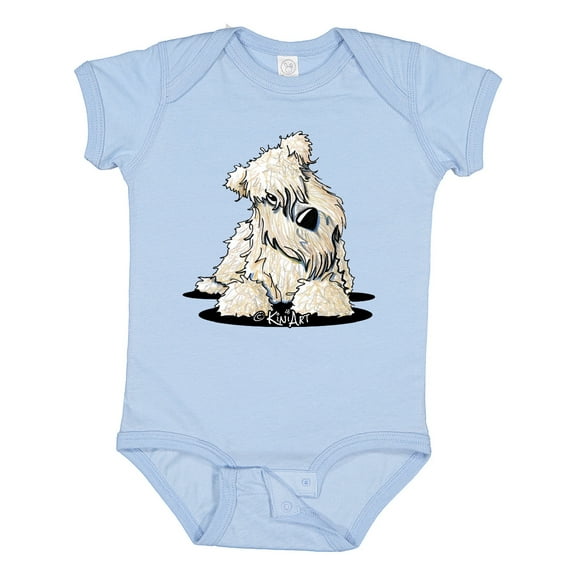 Inktastic Curious Wheaten Terrier Boys or Girls Baby Bodysuit