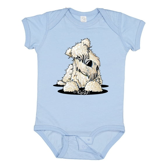 Inktastic Curious Wheaten Terrier Boys or Girls Baby Bodysuit