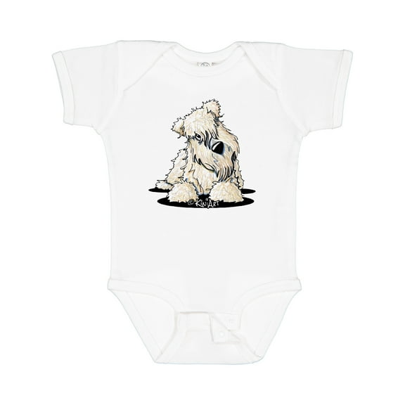 Inktastic Curious Wheaten Terrier Boys or Girls Baby Bodysuit