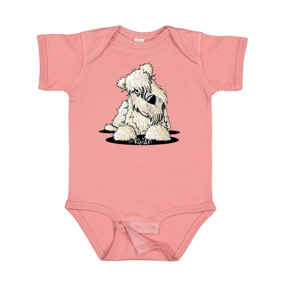 Inktastic Curious Wheaten Terrier Boys or Girls Baby Bodysuit