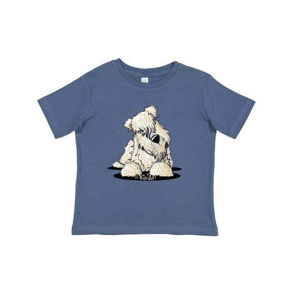 Inktastic Curious Wheaten Terrier Boys or Girls Baby T-Shirt