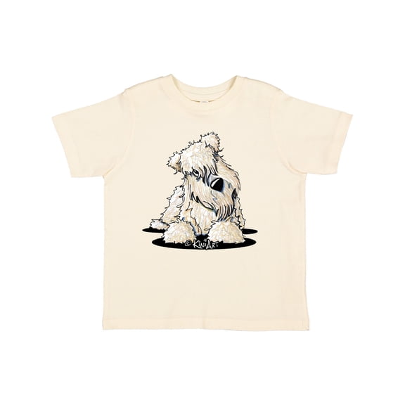 Inktastic Curious Wheaten Terrier Boys or Girls Toddler T-Shirt