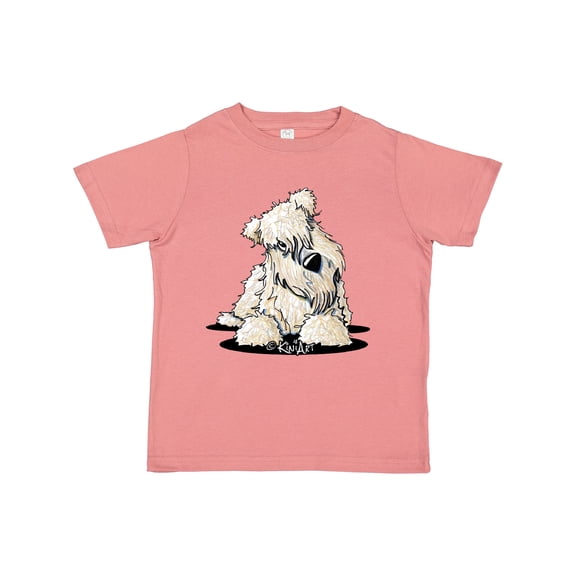 Inktastic Curious Wheaten Terrier Boys or Girls Toddler T-Shirt