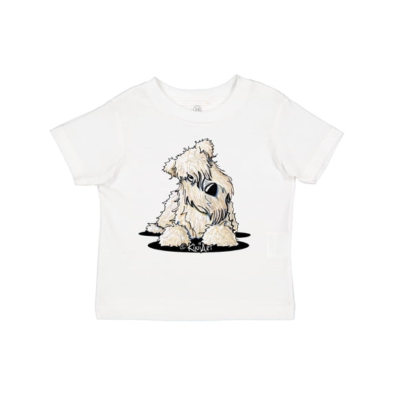 Inktastic Curious Wheaten Terrier Boys or Girls Toddler T-Shirt