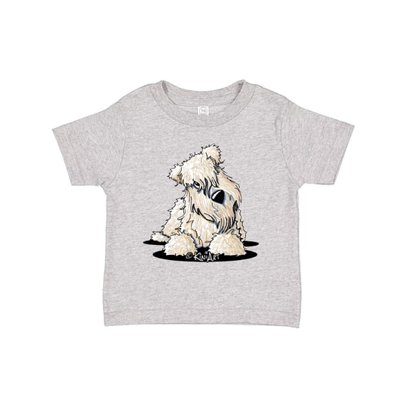 Inktastic Curious Wheaten Terrier Boys or Girls Toddler T-Shirt