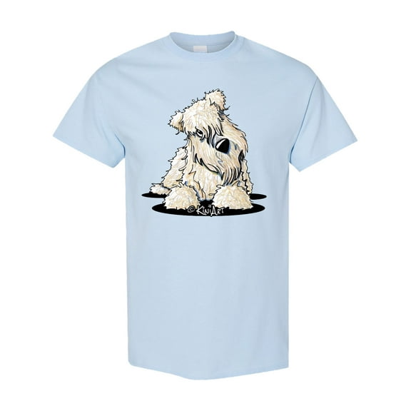 Inktastic Curious Wheaten Terrier T-Shirt