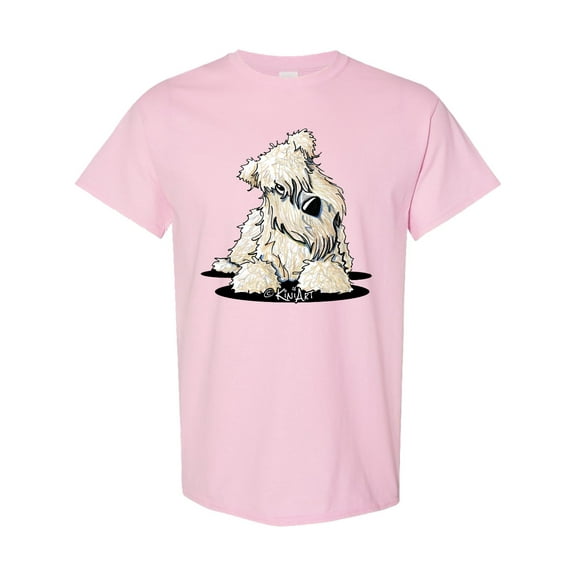 Inktastic Curious Wheaten Terrier T-Shirt