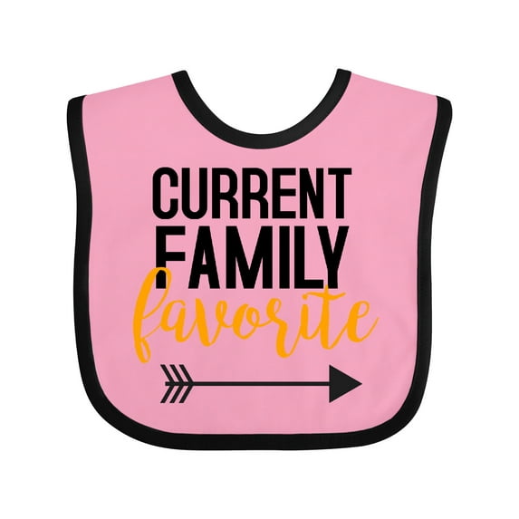 Inktastic Current Family Favorite Boys or Girls Baby Bib