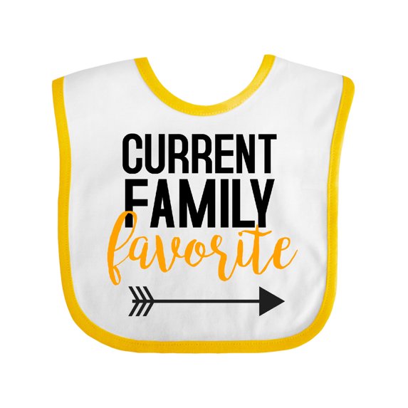 Inktastic Current Family Favorite Boys or Girls Baby Bib