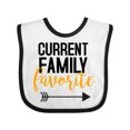 thumbnail image 1 of Inktastic Current Family Favorite Boys or Girls Baby Bib, 1 of 4