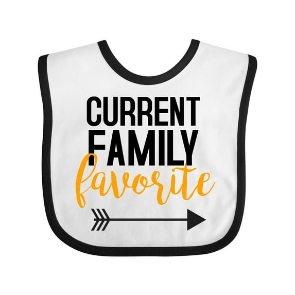 Inktastic Current Family Favorite Boys or Girls Baby Bib