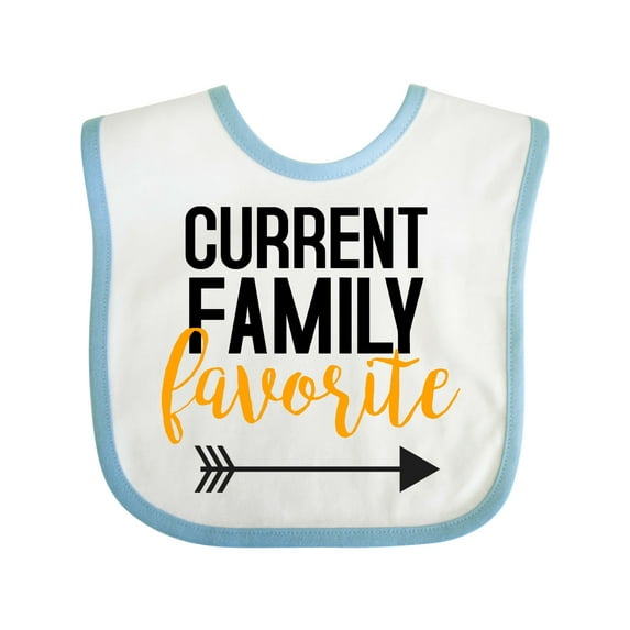 Inktastic Current Family Favorite Boys or Girls Baby Bib