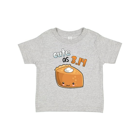 Inktastic Cute As 3.14 Pi Day Pumpkin Pie Pun Boys or Girls Baby T-Shirt