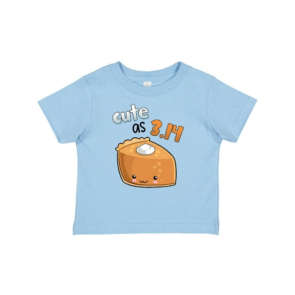 Inktastic Cute As 3.14 Pi Day Pumpkin Pie Pun Boys or Girls Baby T-Shirt
