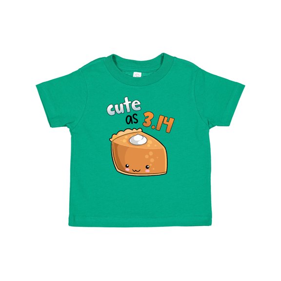 Inktastic Cute As 3.14 Pi Day Pumpkin Pie Pun Boys or Girls Baby T-Shirt