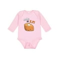 thumbnail image 1 of Inktastic Cute As 3.14 Pi Day Pumpkin Pie Pun Boys or Girls Long Sleeve Baby Bodysuit, 1 of 5