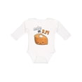 thumbnail image 1 of Inktastic Cute As 3.14 Pi Day Pumpkin Pie Pun Boys or Girls Long Sleeve Baby Bodysuit, 1 of 5