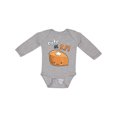thumbnail image 1 of Inktastic Cute As 3.14 Pi Day Pumpkin Pie Pun Boys or Girls Long Sleeve Baby Bodysuit, 1 of 5