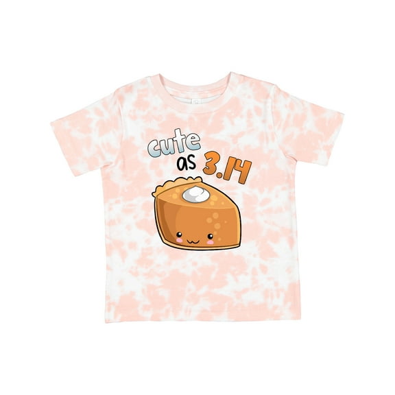 Inktastic Cute As 3.14 Pi Day Pumpkin Pie Pun Boys or Girls Toddler T-Shirt
