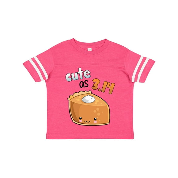 Inktastic Cute As 3.14 Pi Day Pumpkin Pie Pun Boys or Girls Toddler T-Shirt