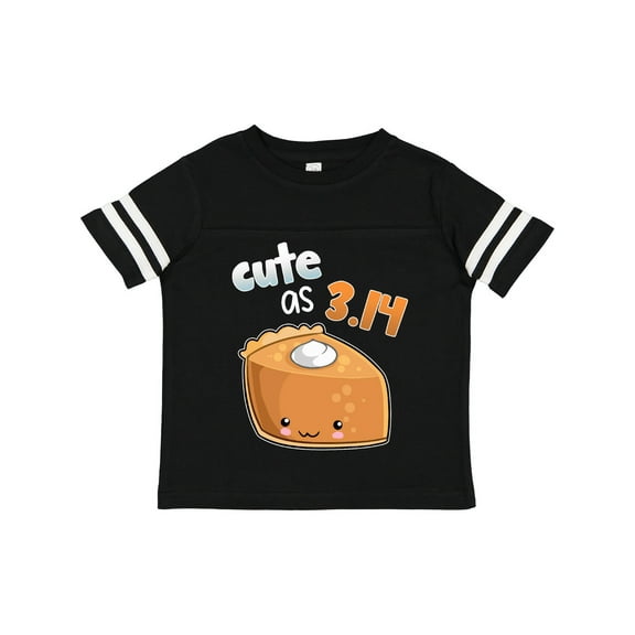 Inktastic Cute As 3.14 Pi Day Pumpkin Pie Pun Boys or Girls Toddler T-Shirt