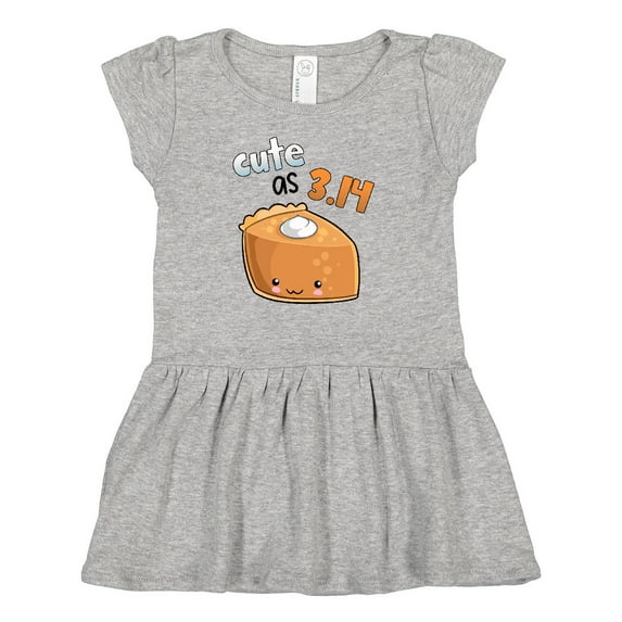 Inktastic Cute As 3.14 Pi Day Pumpkin Pie Pun Girls Baby Dress