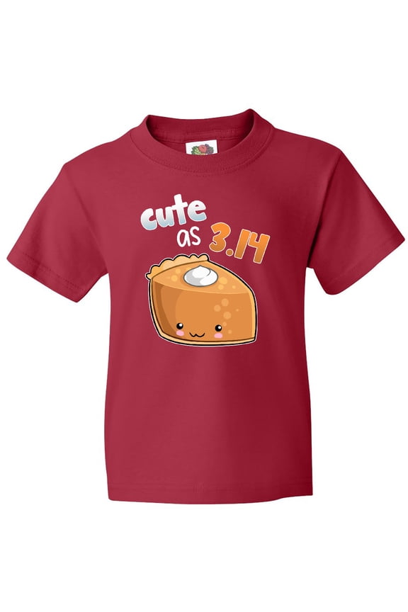 Cute As 3.14 Pi Day Pumpkin Pie Pun Youth T-Shirt