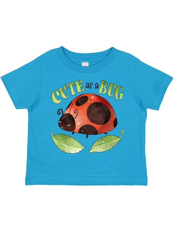 Cute As a Bug- Ladybug Boys or Girls Toddler T-Shirt