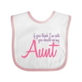 thumbnail image 1 of Inktastic Cute Aunt Boys or Girls Baby Bib, 1 of 4