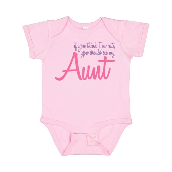 Inktastic Cute Aunt Boys or Girls Baby Bodysuit