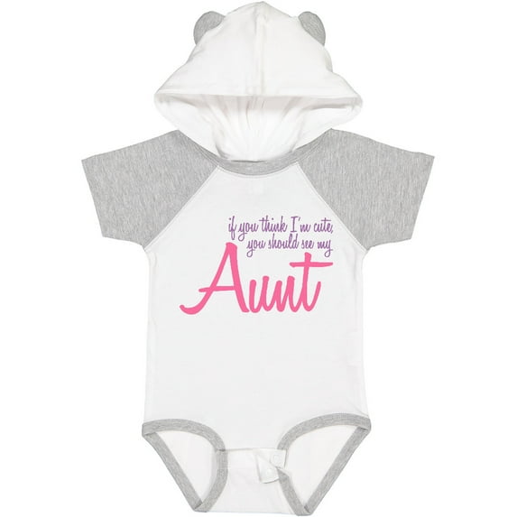 Inktastic Cute Aunt Boys or Girls Baby Bodysuit