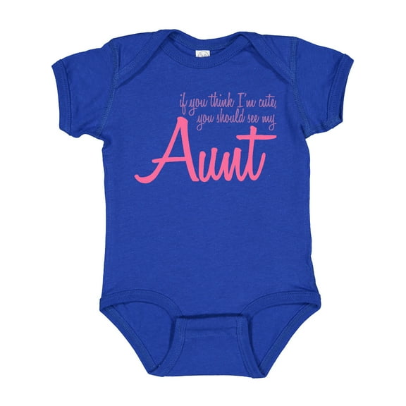 Inktastic Cute Aunt Boys or Girls Baby Bodysuit