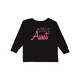 thumbnail image 1 of Inktastic Cute Aunt Boys or Girls Long Sleeve Toddler T-Shirt, 1 of 5