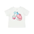 thumbnail image 1 of Inktastic Cute Axolotl Birthday with Cupcake Boys or Girls Baby T-Shirt, 1 of 5
