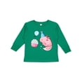 thumbnail image 1 of Inktastic Cute Axolotl Birthday with Cupcake Boys or Girls Long Sleeve Toddler T-Shirt, 1 of 5