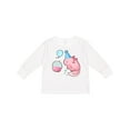 thumbnail image 1 of Inktastic Cute Axolotl Birthday with Cupcake Boys or Girls Long Sleeve Toddler T-Shirt, 1 of 5