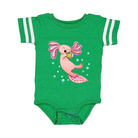 Inktastic Cute Axolotl Loves Tacos Boys or Girls Baby Bodysuit