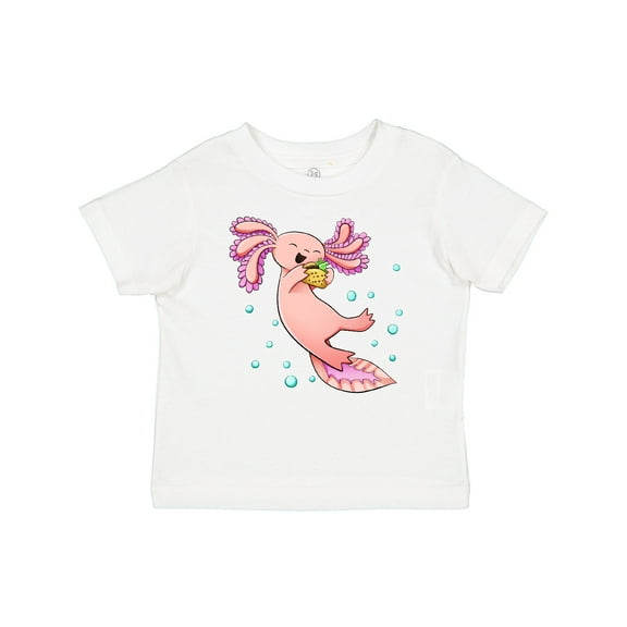 Inktastic Cute Axolotl Loves Tacos Boys or Girls Baby T-Shirt