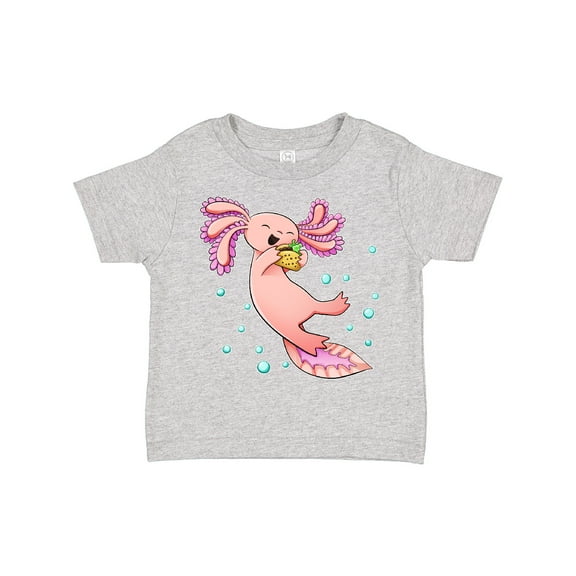 Inktastic Cute Axolotl Loves Tacos Boys or Girls Toddler T-Shirt