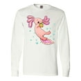 thumbnail image 1 of Inktastic Cute Axolotl Loves Tacos Long Sleeve T-Shirt, 1 of 5