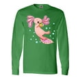 thumbnail image 1 of Inktastic Cute Axolotl Loves Tacos Long Sleeve T-Shirt, 1 of 5